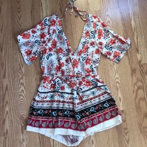 Spring Floral Romper - NWT